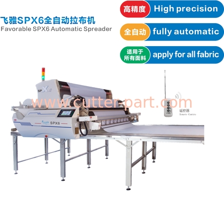 অনুকূল স্বয়ংক্রিয় SPX6 স্প্রেডার মেশিন উচ্চ নির্ভুলতা সম্পূর্ণ স্বয়ংক্রিয় সব ফ্যাব্রিক জন্য